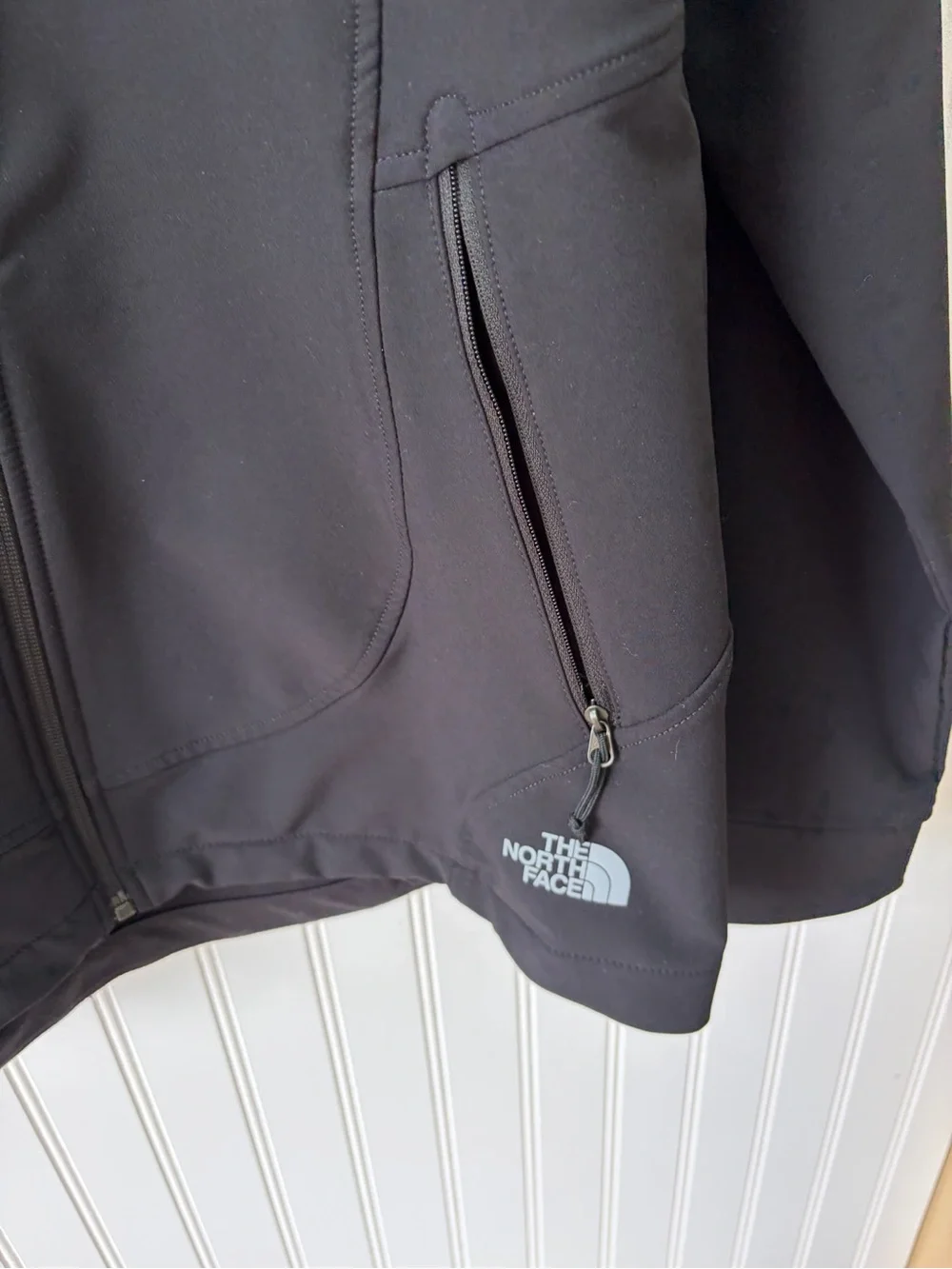 The North Face Black Softshell full zip Performance Jacket